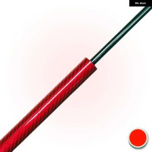 RAM ピックアップ用トランクストラット 第 5世代 RAM 1500 ピックアップ 2018-2023 リアテールゲート ブーツ - Red Carbon Fiber