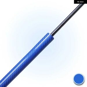 RAM ピックアップ用トランクストラット 第 5世代 RAM 1500 ピックアップ 2018-2023 リアテールゲート ブーツ - Blue Carbon Fiber