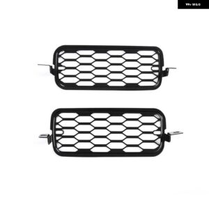 2個 ステンレス フロント フォグライト カバー ハニカムグリル トリム LADA NIVA 自動車アウター - Style B