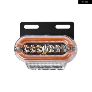 10個 24V LED トラック サイド マーカー ライトトレーラークリアランスライトライトサイドウィンカーポジションランプアンバーホワイトレッドブルー - Amber