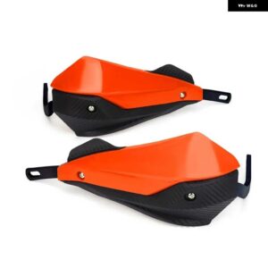 スズキ 22MM 28MM オートバイ ハンドガード ハンドル プロテクターハンドガード ハンドル バー KTM ホンダ ヤマハ YZ ピットダー - Orange Black