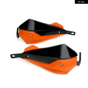 スズキ 22MM 28MM オートバイ ハンドガード ハンドル プロテクターハンドガード ハンドル バー KTM ホンダ ヤマハ YZ ピットダー - Black Orange