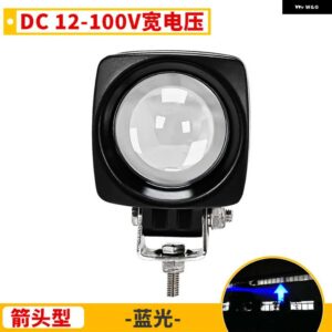 1PC 12V-100V LED フォークリフト安全灯ハザード信号ランプフォークリフト 部品赤/青 - Blue
