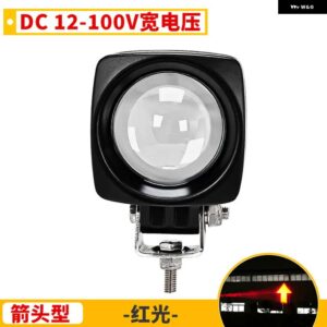 1PC 12V-100V LED フォークリフト安全灯ハザード信号ランプフォークリフト 部品赤/青 - Red