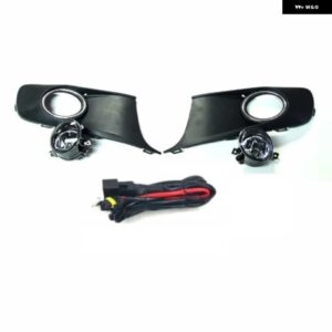 ライト VW トゥーランフェイスリフト 2011-15 スタイリング LED フォグランプ ライト + グリル カバー + ワイヤーハーネス アセンブリ - set led lamp
