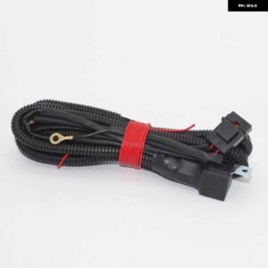 ライト VW トゥーランフェイスリフト 2011-15 スタイリング LED フォグランプ ライト + グリル カバー + ワイヤーハーネス アセンブリ - 1 set wire