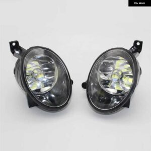 ライト VW トゥーランフェイスリフト 2011-15 スタイリング LED フォグランプ ライト + グリル カバー + ワイヤーハーネス アセンブリ - Pair LED Lamp