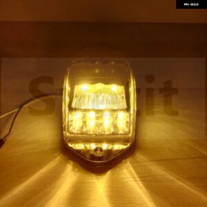 1ペア LED キャブルーフ マーカー ライト トラック 12V トレーラークリアランスライトピックアップホワイトアンバー - Amber