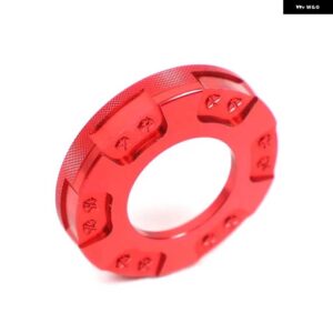 合金レッド点火 スイッチ キー穴リングカバー トリムセアトレオン 2008-2012 インテリア - red