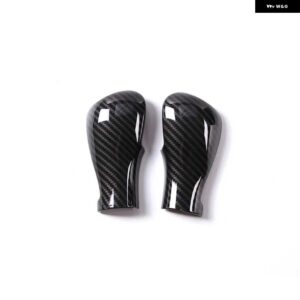 ABS ギア ヘッドシフトノブ ハンドル カバー トリムステッカー LANDROVERRANGEROVERSPORTS VOGUE2005-2013 インテリア - carbon fiber