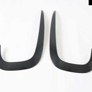 MERCEDES-BENZ GLB-CLASS X247 GLB200 220 250 2019 2020 ABS フロント フォグライト ランプ カバー トリム モールディング ベゼル ガーニッシュ ステッカー - black