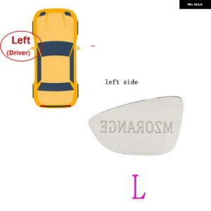加熱サイドミラー ガラス VW ジェッタ 6 MK6 2011-2017 ドアウイングリアビューバックミラー ガラス VW CC パサート B7 レンズ - Left driver