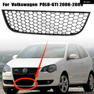 VW ポロ 9N3 フォグランプ ベントグリル カバー VW POLO-GTI 38596 MK4 フロントバンパー アンダーグリル - center