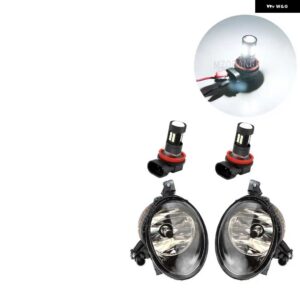 フォグランプ LED VW ジェッタ 6 A6 MK6 2011-14 ヘッドライト フロントバンパー フォグランプ カバー グリル ベゼル フレームワイヤー