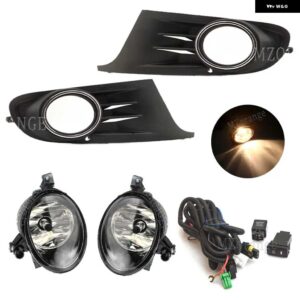 フォグランプ VW ゴルフ 6 MK6 カブリオレ 2009-2013 ヘッドライト LED フォグランプ フォグランプ カバー グリル ベゼル フレーム ハロゲン ドライビング