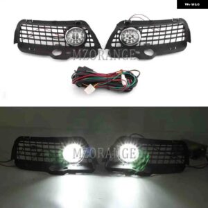 LED フォグライト VW ゴルフ 3 ゴルフ MK3 ジェッタ カブリオ 1992-1998 フォグランプ ヘッドライト カバー グリル ワイヤーケーブル - LED