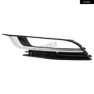 VW パサート CC 2012-17 フォグライト グリル カバー 自動フロントバンパー クローム フォグライト ヘッドライト - left cover