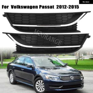 フォグライト カバー VW パサート 2012-15 フロントバンパー グリル フォグランプ ヘッドライト トリム USA モデル - 1 Pair