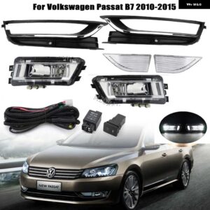 フォグランプ VW パサート B7 2010-15 ヘッドライト フロントバンパー フォグランプ リフレクター カー US モデル - 1 set LED