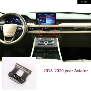 リンカーン MKX MKC MKZ ノーチラスコルセアコンチネンタルアビエーター 2018 2019 2020 専用自動車電話ホルダー スタンドベースブラケット マウント - 18-20yr Aviator