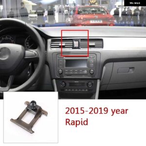 シュコダ スペルブ オクタビア ファビア ラピッド 2015-21 電話ホルダー スタンド 専用ベース コロケーション ブラケット - 15-19yr Rapid