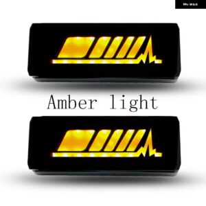 カー 2X LED サイド マーカーライト LADA NIVA 4X4 1995- ランプ アンバー 防水 - Amber light02