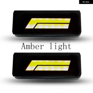 LADA NIVA 4X4 1995 2 X 超高輝度フロントパーキングフロントサイドマーカー電球ランプカースタイリング アンバー ライト - Amber light03