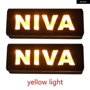 LADA NIVA 4X4 1995 2 X 超高輝度フロントパーキングフロントサイドマーカー電球ランプカースタイリング アンバー ライト - Amber light08