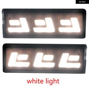 LADA NIVA 4X4 1995 2 X 超高輝度フロントパーキングフロントサイドマーカー電球ランプカースタイリング アンバー ライト - white light 03