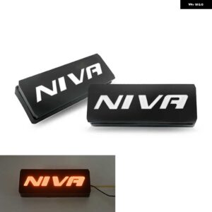 LADA NIVA 4X4 1995 2 X 超高輝度フロントパーキングフロントサイドマーカー電球ランプカースタイリング アンバー ライト - Amber light06