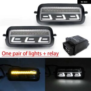 2019 LADA NIVA 4X4 1995 LED DRL ライトとランニングウインカー機能カースタイリング LED ターニングランプ - DRL003