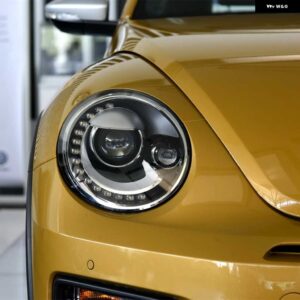 VW ビートル 2013-19 ヘッドライト クリアランプシェード ヘッドライト カバー ランプシェード ヘッドランプ シェルガラス - right