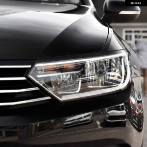 ヘッドライト カバー レンズガラスシェルフロント ヘッドランプ クリアランプシェード VW マゴタン/ パサート B8 2016 2017 2018 - Left Side