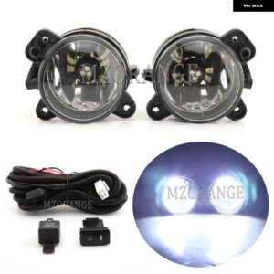 フォグランプ VOLKSWAGE GOL CRAFTER POLO T5 TRANSPORTER CARAVELLE MULTIVAN SKODA FABIA MK1 MK2 2015-2010 ヘッドライト フォグランプ - 1 Pair LED and Wires