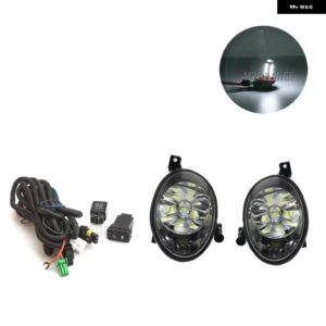 フォグランプ ヘッドライト VW ジェッタ 6 A6 MK6 2011-2014 LED ハロゲンフロントバンパー フォグランプ カバー ワイヤースイッチ ベゼル カー