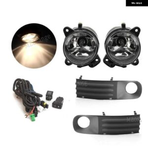 フォグランプ VW T5 LED フォグランプ トランスポーターマルチバンカラベル 2003-2010 グレーカバー グリル ワイヤーハーネススイッチ キット