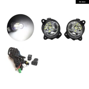 フォグランプ VW T5 LED フォグランプ トランスポーターマルチバンカラベル 2003-2010 グレーカバー グリル ワイヤーハーネススイッチ キット
