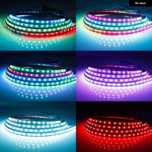 6個 アンダーボディ ライト RGB LED ライトストリップアプリ制御自動アンダーグロー 装飾 ランプ 防水 カー 12V