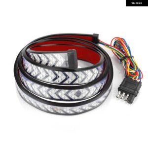 車 LED ピックアップ矢印赤色 LED 流れる黄色ウィンカー ランプスキャン ブレーキ LED ライトバー 100CM リバース テールライト ストリップ