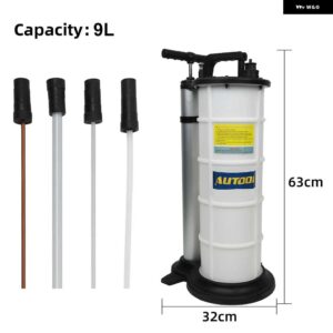 7L/9L マニュアル ブレーキ ブリーダーポンピングフルードポンプ キット ブレーキ オイルチェンジャーパージタンクチューブメンテ トラック - 9L