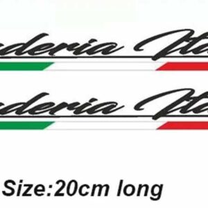 2個 スクーデリアイタリア窓 ステッカー フィアット 500 アバルト 595 695 サイドスカート デカール グラフィック - black