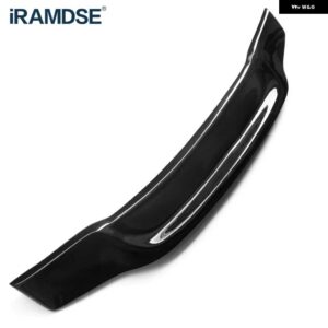 トランクスポイラー カーボンリアトランクウイング R スタイルスポイラー ベンツ W212 E200 E260 E300 E350 E400 E500 2009 - 2013 4 ドアセダン - Gloss Black