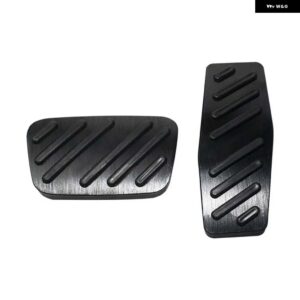 キャデラック LYRIQ 2022 2023 フットペダル ガスアクセル ブレーキ ステンレスノンスリップドリルなしペダル パッド - without logo9