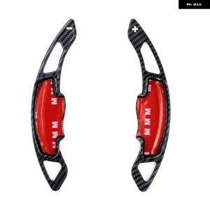 アキュラ TLX UB1 2015-20 カーボンステアリング ホイールパドル シフター延長カバー ギアシフトトリム - 2 PCS2