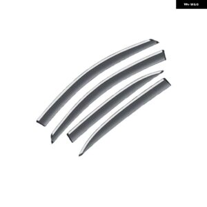 サイドウィンドウ バイザー WEY TANK 300 2024 2021-23 フロントガラス ディフレクター雨眉ガードサンバイザー風 - 4x transparent