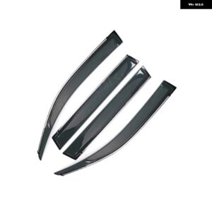 サイドウィンドウ バイザー WEY TANK 300 2024 2021-23 フロントガラス ディフレクター雨眉ガードサンバイザー風 - 4x black