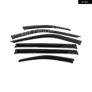 サイドウィンドウ バイザー WEY TANK 300 2024 2021-23 フロントガラス ディフレクター雨眉ガードサンバイザー風 - 6x black