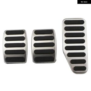 スズキ フットペダル アルト マツダ キャロル 2014-22 アクセル ブレーキし穴あけペダル パッド - 3 PCS