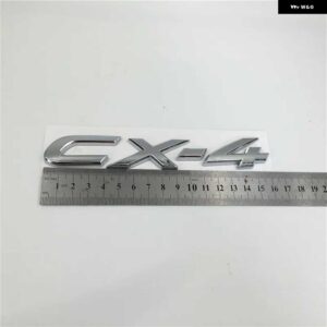 CX4 CX5 CX-4 CX-5 クロームエンブレム リアトランクナンバーレターロゴバッジ ネームプレート - CX-4