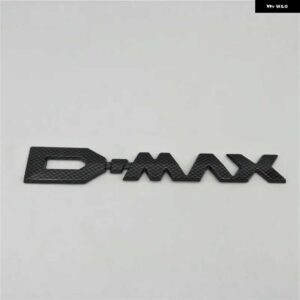 DMAX ロゴエンブレム リアトランクテール蓋バッジ ステッカー D-MAX ピックアップ 2011-2019 - carbon fiber